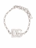 Dolce & Gabbana bracelet à plaque logo - Argent - thumbnail