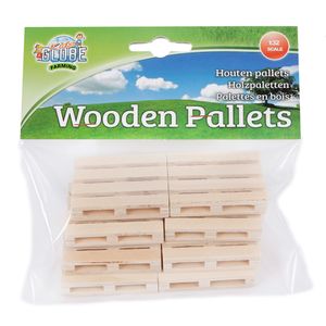 Kids Globe houten pallets 1:32, 8st.