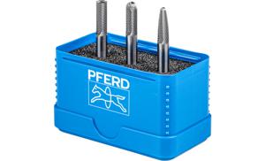 PFERD 21901306 stiftfrees Wolfraamcarbide Conical/Cylindrical Gietijzer, Roestvrijstaal 1 stuk(s)