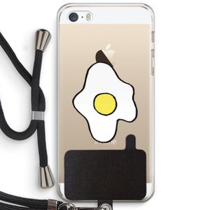 Spiegelei: iPhone 5 / 5S / SE Transparant Hoesje met koord