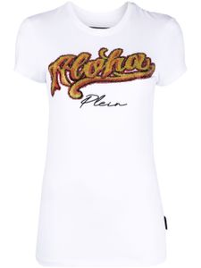 Philipp Plein t-shirt Sexy Pure Hawaii à imprimé graphique - Blanc