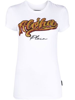 Philipp Plein t-shirt Sexy Pure Hawaii à imprimé graphique - Blanc