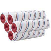 Sorex Muur vacht anti spat verfrollen - 5x - polyester microvezel pluisvrij - 6,6 x 25 cm