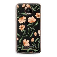 Peachy flowers: Motorola Moto Z Force Transparant Hoesje