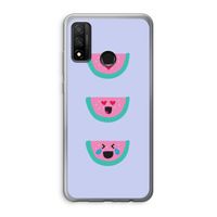 Smiley watermeloen: Huawei P Smart (2020) Transparant Hoesje