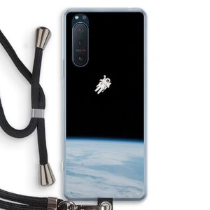 Alone in Space: Sony Xperia 5 II Transparant Hoesje met koord