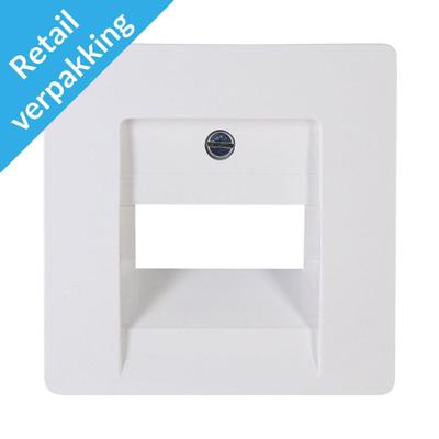 Kopp Paris arctic wit afdekplaat UTP dubbel - 4625060