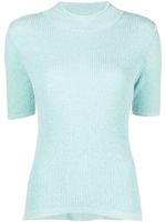 Low Classic t-shirt en maille nervurée - Vert