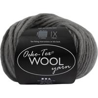 Creativ Company Wolgaren, l: 50 m, grijs, 50 gr/ 1 bol