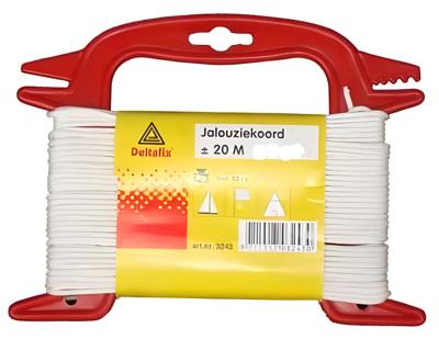 Jalouziekoord wit 2.2mm - Deltafix