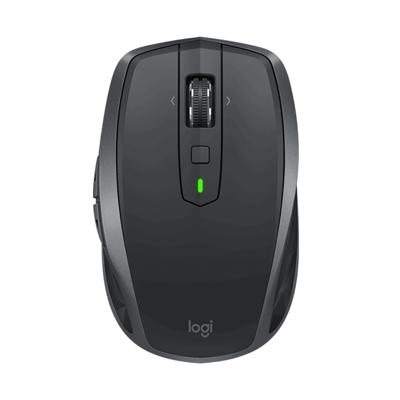 Logitech MX Anywhere 2S 4000DPI Bluetooth + Unifying dual-mode oplaadbaar symmetrisch ontwerp draadloze optische gaming muis (zwart)