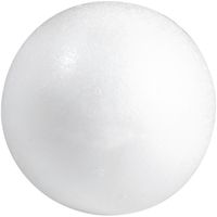 Knutselmateriaal ballen/bollen 7 cm styrofoam/polystyreen/piepschuim   -