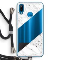 Biggest stripe: Huawei P20 Lite Transparant Hoesje met koord