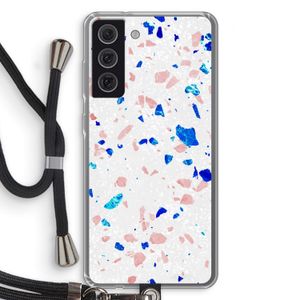 Terrazzo N°6: Samsung Galaxy S21 FE Transparant Hoesje met koord