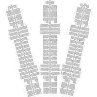 standaard kleurstrips lichtgrijs (614), 9 stuks standaard kleurstrips lichtgrijs (614), 9 stuks