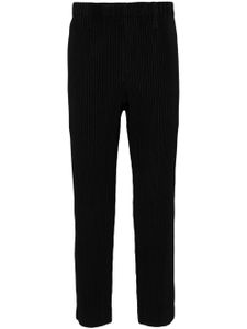 Homme Plissé Issey Miyake pantalon fuselé plissé - Noir