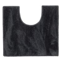 Toiletmat Sealskin Doux 45x50 cm Polyester Donkergrijs - thumbnail