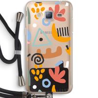 Abstract: Samsung Galaxy J3 (2016) Transparant Hoesje met koord