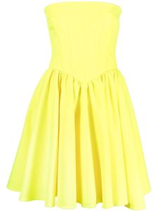 Philosophy Di Lorenzo Serafini robe-bustier à jupe évasée - Jaune