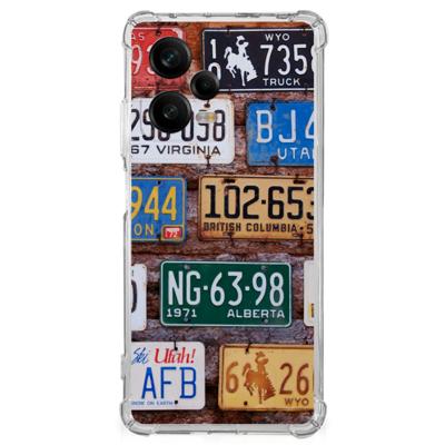 Xiaomi Redmi Note 12 Pro Anti-shock Hoesje met foto Kentekenplaten Xiaomi Redmi Note 12 Pro Anti-shock Hoesje met foto Kentekenplaten