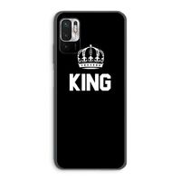 King zwart: Xiaomi Redmi Note 10 5G Transparant Hoesje King zwart: Xiaomi Redmi Note 10 5G Transparant Hoesje