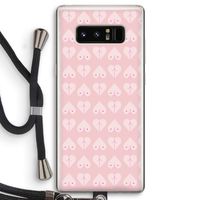 Ass 'n Titties: Samsung Galaxy Note 8 Transparant Hoesje met koord