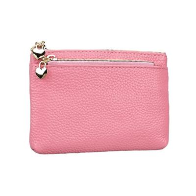 2013 multifunctionele Litchi textuur vrouwen grote capaciteit hand portemonnee met kaartsleuven (roze)