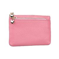2013 multifunctionele Litchi textuur vrouwen grote capaciteit hand portemonnee met kaartsleuven (roze)