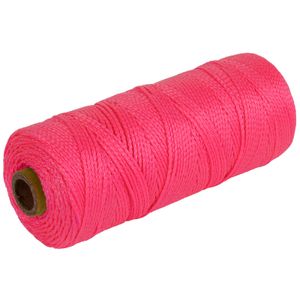 Touw/uitzetkoord roze 1,5 mm x 200 m