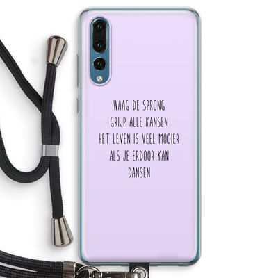 Sprong: Huawei P20 Pro Transparant Hoesje met koord