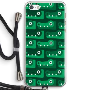 Crocs: iPhone 5 / 5S / SE Transparant Hoesje met koord