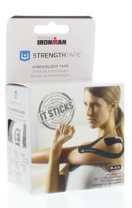 Strengthtape Pre cut 5 m zwart 20 strips