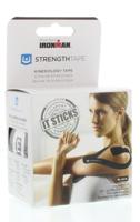 Strengthtape Pre cut 5 m zwart 20 strips