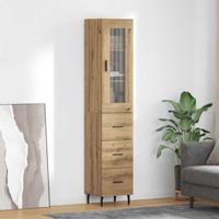Highboard Artisan Eiken 34,5 x 34 x 180 cm Bewerkt hout