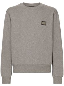 Dolce & Gabbana sweat en jersey DG Essentials - Gris