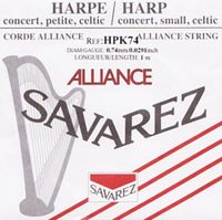 Savarez HPK-74 kleine of concert harp snaar