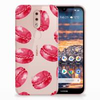 Nokia 4.2 | Siliconen Case | Pink Macarons