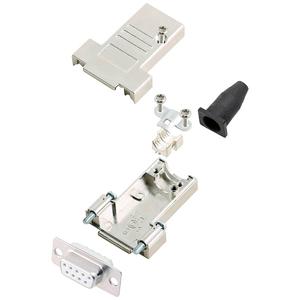 encitech DTSL09-SJSRG-T-DBS-W-K 6355-8086-11 D-sub female connectorset 180 ° Aantal polen: 9 Soldeerkelk 1 stuk(s)