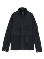 C.P. Company Kids veste à patch logo - Bleu