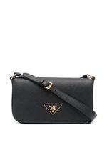 Prada sac porté épaule en cuir Saffiano - Noir - thumbnail