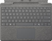 Microsoft Surface Pro Type Cover met penopslag Platina Qwerty - thumbnail