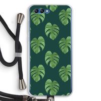 Monstera leaves: Honor 10 Transparant Hoesje met koord