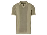 LIVERGY Heren poloshirt (Kaki, XXL)