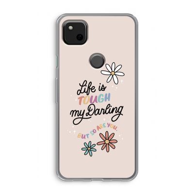 Tough Life: Google Pixel 4a Transparant Hoesje