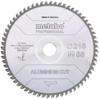 Metabo Accessoires cirkelzaagblad | "aluminium cut prof" | 254x30mm | z72 fz/tz 5° neg - 628447000