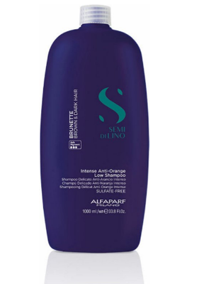 Alfaparf Semi di Lino Blonde & Brunette Brunette Anti-Orange Shampoo 1000ml | Voor Alle Haartypen