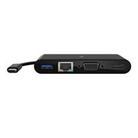 Belkin AVC004BTBK laptop dock & poortreplicator USB 3.2 Gen 1 (3.1 Gen 1) Type-C Zwart - thumbnail