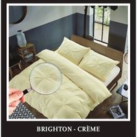Hotel Home Collection - Dekbedovertrek - Brighton - 240x200/220 +2*60x70 cm - Creme - thumbnail
