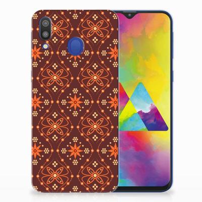 Samsung Galaxy M20 (Power) | TPU bumper | Batik Brown