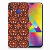 Samsung Galaxy M20 (Power) | TPU bumper | Batik Brown
